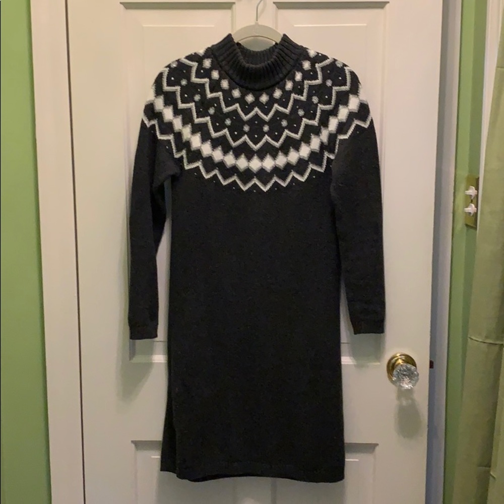 NWT — J Crew Factory fairisle sweater dress